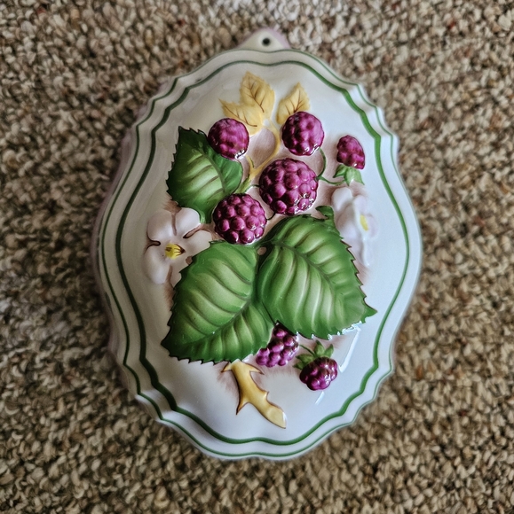 Set of 6 le cordon bleu Franklin Mint wall hang jello mold 1986